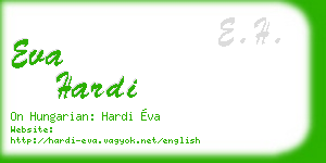 eva hardi business card